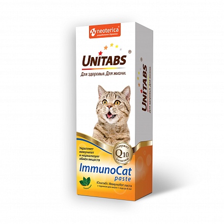 Unitabs мальт паста Immuno Cat c Q10