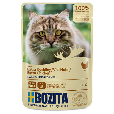 Bozita Для кошек с курицей в соусе 85 гр