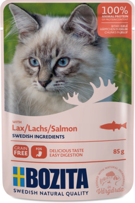 Bozita Для кошек с лососем в желе 85 гр
