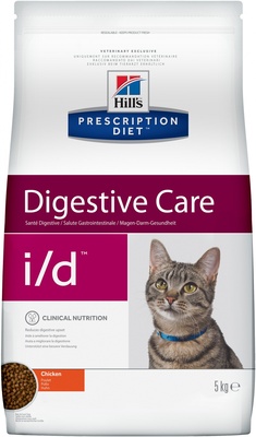 Hill's Prescription Diet i/d Digestive Care для кошек диета для поддержания здоровья ЖКТ с курицей