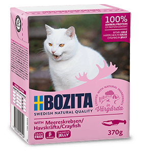 Bozita Для кошек кусочки в желе с Лангустом 370 гр