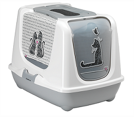 Moderna Cats in Love био-туалет с совком серый 50*39*37