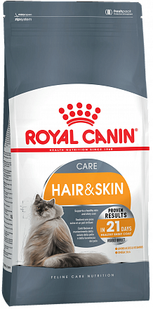 Royal Canin Hair&Skin Care  для кошек забота о коже и шерсти