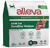 Alleva Equilibrium Sensitive Venison  для кошек с чувствительным пищеварением с олениной.