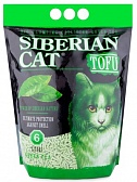 Сибирская кошка комкующийся наполнитель Тофу "Зеленый чай"