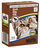 Bozita Для кошек кусочки в желе с Мясом лося 370 гр
