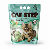 Cat Step Tofu Green Tea Наполнитель растительный комкующийся
