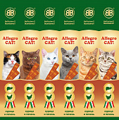 Allegro Cat Колбаски для кошек с Курицей и Печенью 5 гр