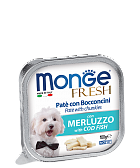 Monge Dog Fresh консервы для собак треска