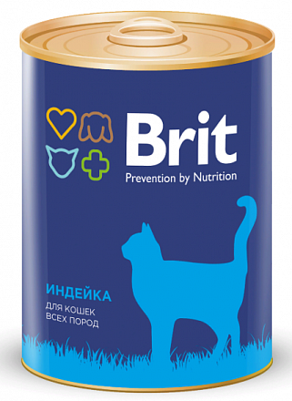 Brit Premium Для кошек с индейкой 340 гр 