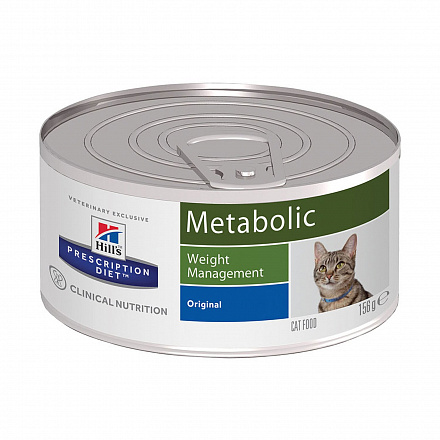 Hill's Prescription Diet Metabolic Для кошек при избыточном весе 156 гр х 3 шт