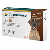 Симпарика таблетки для собак от блох и клещей 40,1-60 кг