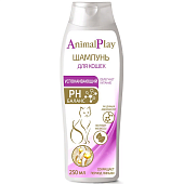 Animal Play Шампунь успокаивающий для кошек, с экстрактом мелиссы, 25