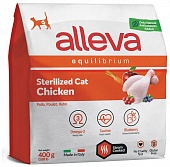 Alleva Equilibrium Cat  Sterilized Chicken для стерилизованных кошек,кастрированных котов с курицей