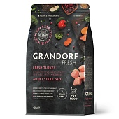 GRANDORF Fresh Cat STERILISED Turkey&Sweet Potato