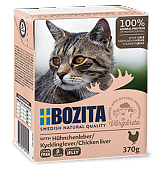 Bozita Для кошек кусочки в желе с Куриной печенью 370 гр