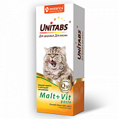 Unitabs Malt+Vit витаминная паста для кошек для вывода шерсти.