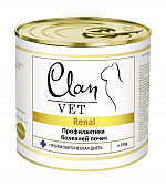 CLAN VET RENAL диетические консервы для кошек gрофилактика болезней почек
