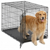 Midwest Icrate клетка для собак малых и средних размеров, черная 1 дверь  107х71х79 см