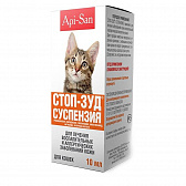 Apicenna Стоп-Зуд суспензия для кошек при аллергии и дерматитах 10 мл