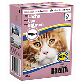 Bozita Для кошек кусочки в соусе с Лососем 370 гр