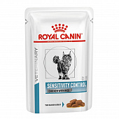 Royal Canin Veterinary Diet Sensitivity Control Для кошек при пищевой непереносимости с курицей и рисом 85 гр
