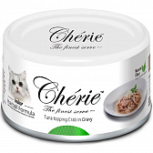 Pettric Cherie Hairball  Для кошек с Тунцом и мясом Краба в подливе 80 гр