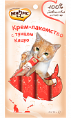 Мнямс Для кошек крем-лакомство с тунцом Кацуо 15 гр