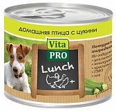 Vita Pro Lunch Консервы для собак со вкусом домашней птицей и цукини