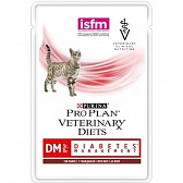 Pro Plan Veterinary Diets кусочки в соусе для кошек при сахарном диабете с говядиной