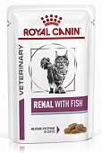 Royal Canin Veterinary Diet Renal Для взрослых кошек при болезни почек с тунцом 85 гр