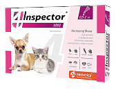 Inspector Quadro MINI капли для кошек и собак от внутренних и внешних паразитов > 2кг