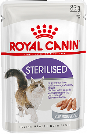 Royal Canin Sterilised Для стерилизованных кошек в паштете 85 гр
