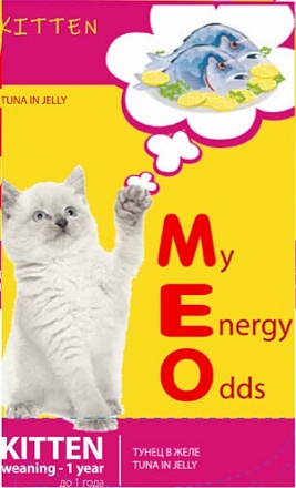 Me-O Для котят с Тунцом в желе 80 гр