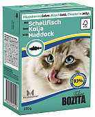 Bozita Для кошек кусочки в желе с Морской рыбой 370 гр