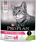 Purina Pro Plan для кошек при чувствительном пищеварении с ягненком