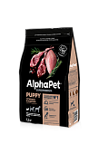 AlphaPet SUPERPREMIUM для щенков, беременных и кормящих собак мелких пород с ягненком и индейкой