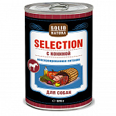 Solid Natura Selection Консервы для собак Конина