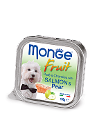 Monge Dog Fruit консервы для собак лосось с грушей