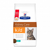 Hill's Prescription Diet k/d Kidney Care для кошек для поддержания здоровья почек с тунцом