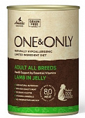 ONE&ONLY Lamb влажный корм для собак с ягненком в консервах