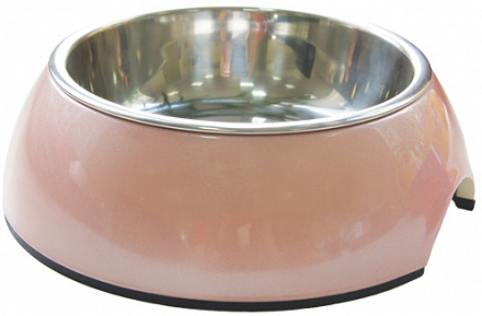 SuperDesign миска для собак и кошек розовый перламутр 160 мл