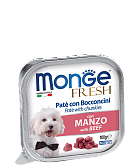 Monge Dog Fresh консервы для собак говядина