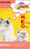 Me-O для взрослых кошек тунец красный окунь в желе