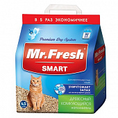 Mr.Fresh комкующийся древесный наполнитель для короткошерстных кошек