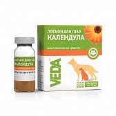 Veda Календула лосьон для глаз антибактерицидный для кошек и собак