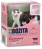 Bozita Для кошек кусочки в соусе с Говядиной 370 гр