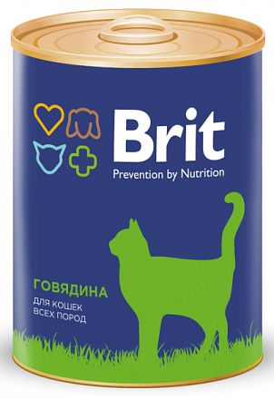 Brit Premium Для кошек с говядиной 340 гр 