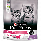 Purina Pro Plan Junior Delicate для котят при чувствительном пищеварении с индейкой