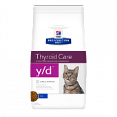Hill's Prescription Diet y/d Thyroid Care для кошек при заболеваниях щитовидной железы